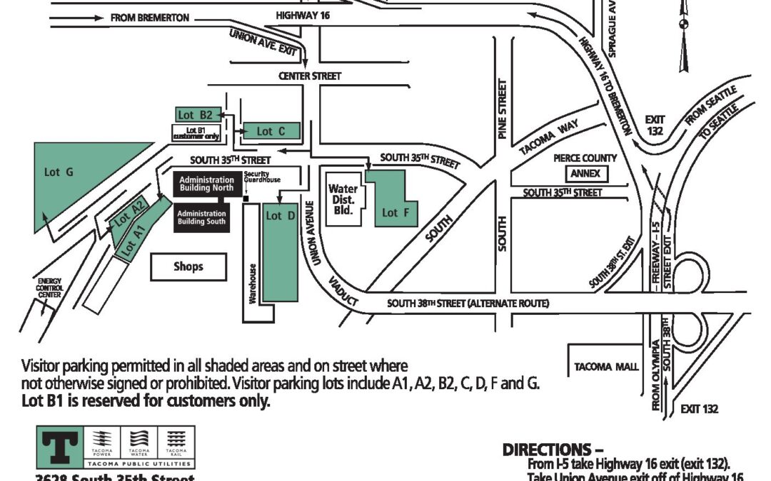 TPU Visitor Parking (click on the map to enlarge)