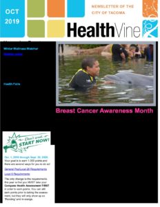 October 2019 HealthVine Newsletter PDF Image