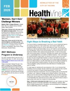 February 2020 HealthVine Newsletter PDF Image